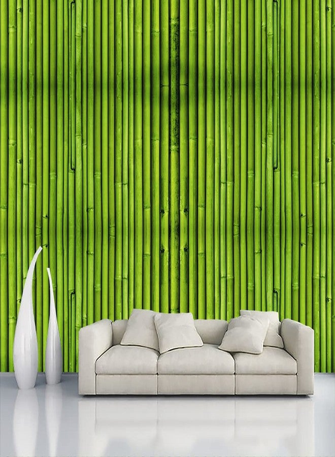 BP DESIGN SOLUTION Green Bamboo Design Wallpaper for Home Décor, Office, Wall etc. (Self Adhesive Vinyl, Water Proof (16x96 (10 sqft) - Image 3